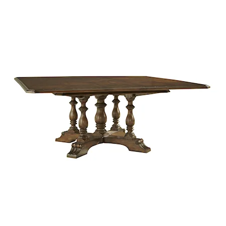 Hunt Club Square Dining Table with 4 Leaves
